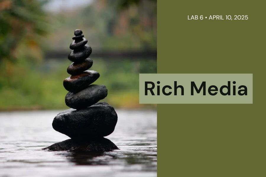 Lab 6: Rich&nbsp;Media