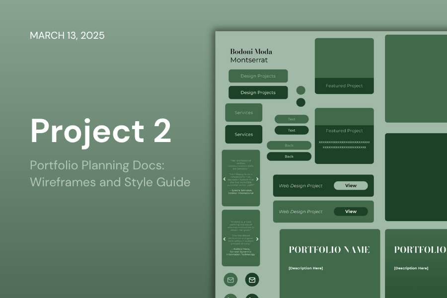 Project 2: Portfolio Planning&nbsp;Docs